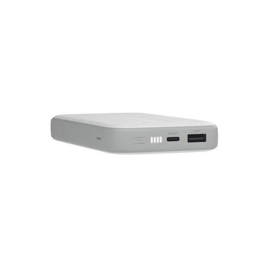 InstantGo 10000 Wireless - White - 30W PD ultra-fast charging power bank with wireless charging - Detailshot 1